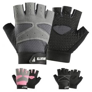 Mecmbj Gant Velo Enfant, Gants de Cyclisme pour Enfant 5-7 Ans, Demi Doigt Gants De Sport Antid&eacute;rapants, pour V&eacute;lo Scooter Patinage &agrave; roulettes Randonn&eacute;e Montagne Escalade(Gris) (TyfWon, neuf)