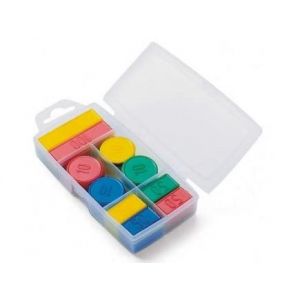 Boite 100 jetons Plastique numérotes pour Nain Jaune, belote - Accessoires - Set Accessoires Jeux de société + 1 Carte Offerte - pour jeujura (cavernedesjouets, neuf)