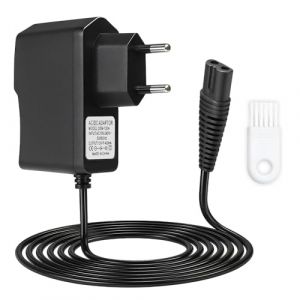 Chargeur Rasoir pour Braun, Chargeur pour Rasoir &eacute;lectrique, d'alimentation Chargeur 12V 0.4A, C&acirc;ble de Charge pour Braun Rasoir &eacute;lectrique S&eacute;rie 9 7 5 4 3 2 1, Avec Brosse de Nettoyage (TaoTaoBu, neuf)