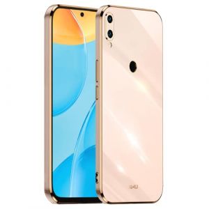 HONLEN Coque pour Huawei P Smart Z/Honor 9X (6.59" inches), &Eacute;tui en TPU Souple en Silicone, Design de Cadre de Galvanoplastie - Rose (HONLEN, neuf)