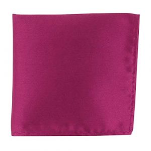 Pochette Costume Violet Fushia - Mouchoir de Poche Homme Violet Fushia - Accessoire Carré Poche de Veste - Mariage, Cérémonie (cravateSlim FR, neuf)