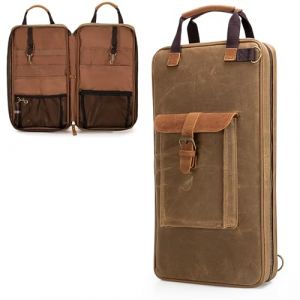 Damero Sac &agrave; Couteaux avec 13 Compartiments et 2 Poches Zipp&eacute;es en Filet pour Ustensiles, Malette Couteaux Professionnel avec Poign&eacute;e et Bandouli&egrave;re Amovible, Malette Couteaux Professionnel, Sac Seul (DR-EU, neuf)