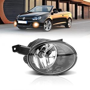 AutoBeeDen Feux anti-brouillard compatibles avec Volkswagen Beetle Caddy 3 Eos Golf 6 / Cabriolet/Plus Jetta 4 Up, (VW 5N 5C1 5C7 2K 1F7 5K1 AJ5 517 5M1 521 162 1T3), SEAT Alhambra 710 (1 Pi&egrave;ce D) (YILINJIE, neuf)