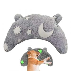 Oreiller doux pour animaux de compagnie en forme de U,Oreiller pour animaux de compagnie en forme de U, Coussin pour animaux de compagnie de soulagement articulaire, Jouet apaisant pour animaux de com (hereare, neuf)
