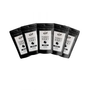 Craftsman Turkey Jerky Original | Viande s&eacute;ch&eacute;e 100 % naturelle &agrave; base de filet de dinde | Sans sucre | 78 % de prot&eacute;ines &eacute;lev&eacute;es | Snack &agrave; la viande pour les d&eacute;placements, le sport et le bureau (Craftsman Foods, neuf)