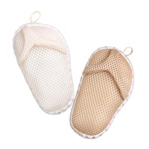 Ipetboom 2pi&egrave;ces Lingette De Toilette Exfoliante Pour Corps Nettoyant Sous Douche Outil Gommage Serviette Exfoliante Pour Bain Lot De Lingettes Corps (Cowan Micro, neuf)