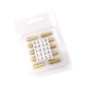 TOVINANNA Lot de 20 Pinces de Serrage en Laiton pour Outil Rotatif Mandrins 48 MM Compatibles Perceuse &Eacute;lectrique et Mini Meuleuse Fixation 05-32 MM Accessoires pour Bricolage et (Qieiyi, neuf)