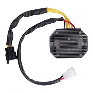 Régulateur de Tension de Moto, Redresseur de Régulateur de Tension 12v Stabilisateur de Tension pour Sv650 Sv650s 1999‑2009 Remplacement D'accessoires de Moto (Vkander, neuf)