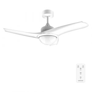 Cecotec Ventilateur de Plafond EnergySilence Aero 460. 55 W, Diamètre de 106 cm, 3 Pales, 3 Vitesses, Fonction Hiver (Diamètre 106 cm, Blanc) (Cecotec, neuf)