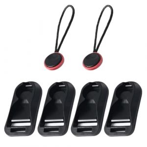 WUSJCOF 6 Pièces Adaptateur de Sangle de Caméra Fermeture Rapide Boucle de Sangle de Caméra Clip de Déconnexion Rapide Sangle de Cou Sangle d'Épaule pour Accessoires de Caméra (82 x 25 mm) (NAROU DUTEN, neuf)