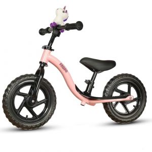 KRIDDO Draisienne Interactive pour Tout-Petits de 2 Ans, de 18 Mois, vélo d'apprentissage précoce interactif avec équilibrage Stable et Repose-Pieds, Cadeau pour garçons et Filles de 2 à 5 Ans, Rose (LFUN DIRECT, neuf)