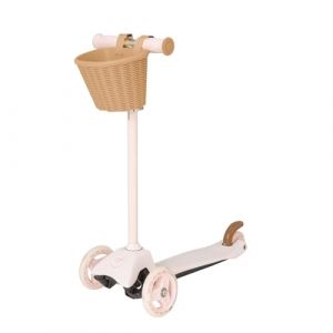 EVO Mini Cruiser Trottinette à 3 roues avec panier à jouets pour enfants | Poussée pour enfants avec poignées réglables en hauteur | Trottinette à 3 roues | Kick Aged 2-7 ans (Humbi Toys, neuf)