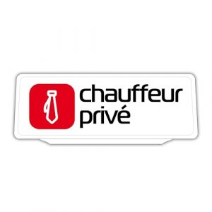 Clip Plaque Pare-Soleil Voiture Chauffeur Privé Rétro-Réfléchissant (Digital Sticker, neuf)