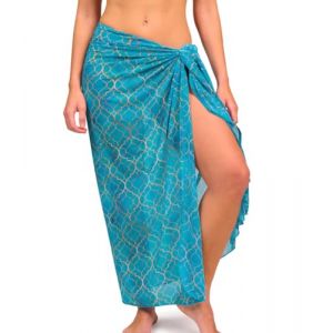 Kiniki Par&eacute;o de Plage Transbronzant pour Femme - Emerald (Kiniki Exclusive TanThrough Swimwear & Underwear, neuf)