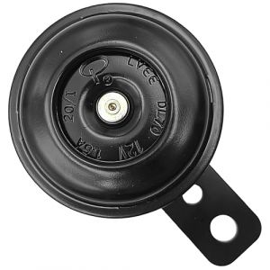 Klaxon Moto 12V, Corne de Signal Universelle, Avertisseur Klaxon, Universal Avertisseur pour Voitures, Klaxon Moto Avertisseur Motocycle Universel Horn, Corne Imperméable Noir pour Moto, Véhicule (MaMa store, neuf)