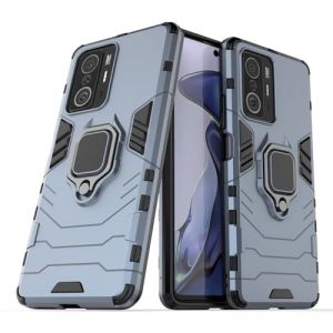 Coque pour Xiaomi Mi 11T 5G/Mi 11T Pro 5G Housse Antichoc avec Anneau Rotatif Aimant Etui Magn&eacute;tique Rigide Dure Armure Bague Support Armure Renforc&eacute;e (Xiaomi Mi 11T 5G/Mi 11T Pro 5G, Marine) (Max Power Digital, neuf)