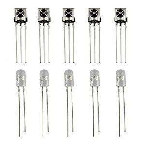 LAOMAO 5 paires de diode infrarouge émetteur et récepteur IR (LAOMAO EU, neuf)