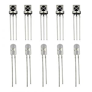 LAOMAO 5 paires de diode infrarouge émetteur et récepteur IR (ANQIT, neuf)