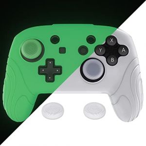 PlayVital Coque pour Switch Pro Protection Manette pour Nintendo Switch Pro,Étui Housse avec Capuchon Joystick,Antidérapante-Rose Cerisier,Édition Samouraï (Game Skindecal Store, neuf)