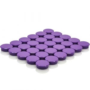 ZDZBLX Aimant Frigo, 30 PCS Aimant Puissant Aimants Tableau Magnétique, Magnet Frigo Aimant Tableau Magnetique Aimant Tableau Blanc, Mini Petit Aimant Rond Magnets, pour Maison, L'école,Bureau, Violet (Shenzhen Baolixin Trading Co.,  Ltd, neuf)