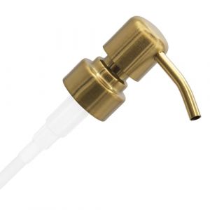 ALTGLAS Pompe pour Distributeur de Savon Liquide 'Zagreb' - Pomp de Rechange ou pour Upcycling en Acier INOX avec Filetage de 28 mm (Or Brossé) (ALTGLAS Upcycling, neuf)