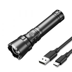 klarus EP12 Lampe de poche super lumineuse, 750 m, 4000 mAh, rechargeable, 2000 lumens, étanche IPX6, pour promener le chien, camping, outil d'urgence (EP12) (Klarus® EU Store, neuf)
