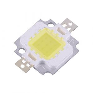 Lumi&egrave;re de COB de Puce de SMD, CC Blanc 9-12V de COB de Puce de 10Pcs 10W LED Chaud/Froid Blanc pour Le Remplacement d'ampoule de Lampe d'inondation(Blanc) (Guoenir, neuf)