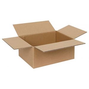 Lot de 50 cartons d'expédition pliables Maxibrief - À cannelure simple - Double cannelure - Petit nombre (50 pièces, 40 x 30 x 21 cm) (Brillibrum GmbH, neuf)