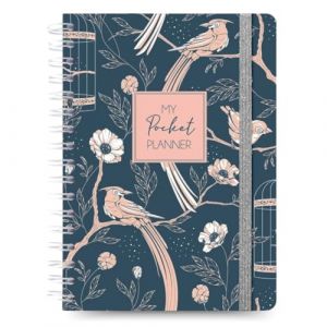 Women Warriors Agenda 2025-2026 Semainier A6 My Pocket Planner - Planificateur Hebdomadaire Année Scolaire Septembre-Août, Cahier d’Organisation Compact avec To-Do List, Trackers, Notes | Birdy (Women Warriors, neuf)