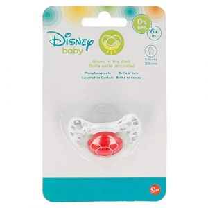 Sucette Anatomique avec Tétine en Silicone Anti colique 6-18 M Mickey&Minnie (ZOOM ICI, neuf)