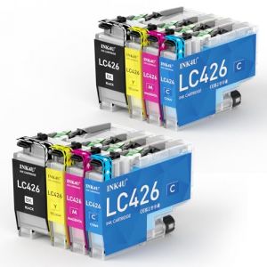 INK4U LC-426 Cartouches 8-Pack Compatible pour Brother LC426VAL LC426XL Cartouche pour Brother MFC-J4335DW MFC-J4340DW MFC-J4535DW MFC-J4540DW (LC426 Noir LC426 Cyan LC426 Magenta LC426 Jaune) (HongYuan-EU, neuf)