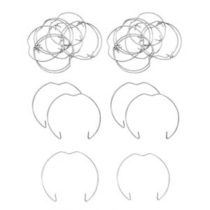 JUKOTA 25pcs GU10 MR16 Anneaux &agrave; ressort de retenue Clips de Fixation &agrave; Ressort pour la plupart des lampes ampoules halog&egrave;nes LED, clips de fixation,ampoule led pour spot encastrable (CAR PARTS FOR ALL, neuf)