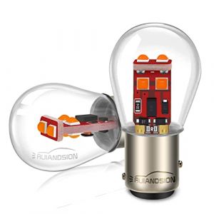 Ruiandsion 2 pi&egrave;ces 1157 2057 7508 BAY15D ampoule LED rouge 12V 3535 6 SMD ampoule LED remplacement pour les feux d'arr&ecirc;t arri&egrave;re de frein et les feux arri&egrave;re de la voiture (Ruiandsion, neuf)