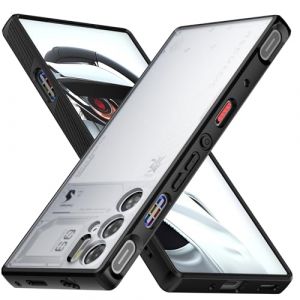 Foluu Coque pour ZTE Nubia Red Magic 9 Pro/Red Magic 9 Pro+, dos translucide mat en polycarbonate rigide et pare-chocs en TPU souple résistant aux chocs et aux rayures pour ZTE Nubia Red Magic 9 Pro (Foluu Technology, neuf)