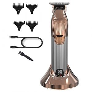 Tondeuse Cheveux Professionnelle, Tondeuse &agrave; cheveux professionnelle sans fil, tondeuse &eacute;lectrique for hommes, puissante machine de coupe de cheveux, ensemble de coupe de cheveux avec base de chargeur (nanfengxianluoleixiaoshoubu, neuf)