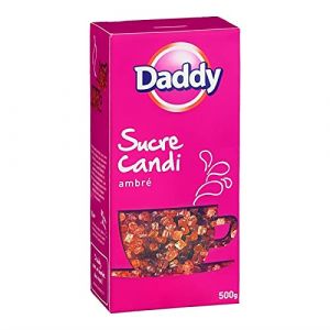 DADDY - Sucre ambré façon Candi 500g - Qualité supérieure pour vos préparations sucrées - Raffinage précis et 100% naturel - Idéal pour pâtisseries et confiseries. - Lot De 4 (ViveVers, neuf)