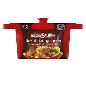 WILLIAM SAURIN - Boeuf Bourguignon Cocotte 400G - Lot De 3 - Offre Special (Ma Biotique, neuf)