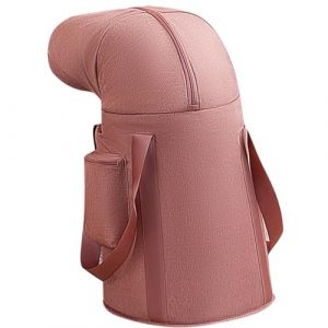 NUOBESTY Seau de Bain de Pieds Pliable Isotherme Seau Portable pour Spa Pieds Capacit&eacute; Profonde Couleur Rouge Sombre pour Usage Maison et D&eacute;placement (Camplos, neuf)