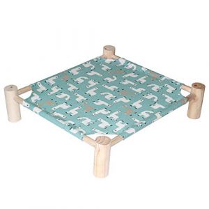 ETOPARS Lit Marche pour Animaux de Compagnie, Chenil D'été Lit pour Chien, Tapis de Chat en Bois Lavable Quatre Saisons Disponibles, Lit de Marche pour Chien Nid de Chat (FUNAT-EU, neuf)