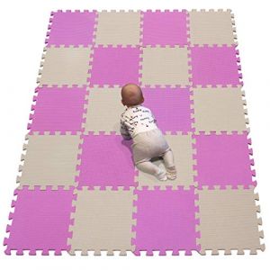 YIMINYUER® 20 Morceaux (30cmx30cmx1cm Chaque Morceau), Tapis De Puzzles Mousse Enfant, Jeu Bebe Dalle Mousse, Tapis De Sol R03R10G301020 (YIMINYUER TOYS, neuf)