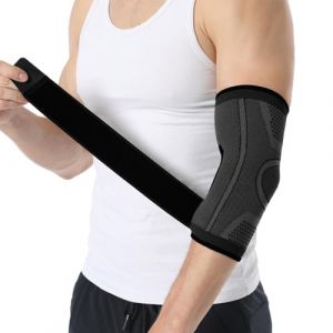 NuCamper Coudi&egrave;re Tendinite R&eacute;glable 2 Pack, Manchon de Compression, Tennis Golfer Elbow, Hommes Femmes, Attelle Coude, Protege Coude pour Anti-Douleur, Epicondylite, Sport, Musculation, Fitness (SKYEYEU, neuf)