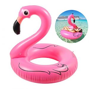 Bouée Flamant Rose Ninonly Bouees Gonflable Piscine, Bouée Gonflable Flamant Rose pour Fêtes de Piscine pour des Adultes et Enfants (qianlizhou us, neuf)