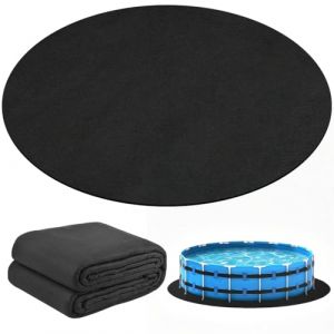 BOPEUY Tapis de Sol pour Piscine Ronde, Tapis de Sol Piscine Ronde 3.7m, Tapis Piscine Antid&eacute;Rapant et Ultra Absorbante, Pliable Tapis sous Piscine Hors Sol, Tapis Spa pour L'ext&eacute;rieur et L'int&eacute;rieur (DISRUPTIVE LEVEL UNIPESSOAL LDA, neuf)