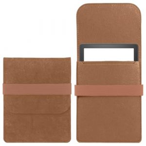 KIRZAX Housse Kindle 6-7 Pouces Marron, Pochette pour Liseuse Kindle Paperwhite 6.8" /Kindle Oasis 6" /Nouveau Kindle 7", compatible avec E-Reader Kobo/Tolino (JIANG JUNNAN UK STORE, neuf)
