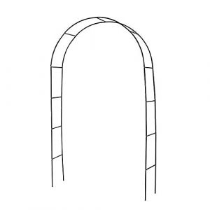 HUIKJI Arche de jardin, grande pergola en métal, arche de jardin de mariage pour diverses plantes grimpantes ou pelouse, décoration de fête de mariage (SI-BO-SHOP, neuf)