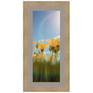 Cadres Photos pêle mêle multivues TV Grey 1 Photo(s) 20x50 Passe Partout, Cadre Photo Mural 25x55 cm Naturel Beige, 3.5 cm de Largeur (RK Cadres, neuf)