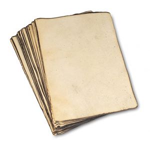 Papier Vierge Antique Fait À La Main Avec Bord Légèrement Brûlé, 21 X 30 cm – Format A4, Paquet De 50, Papier Aquarelle À Feuilles Mobiles Pour Écrivains, Presse À Froid, Épaisseur 150 GSM (Wanderings, neuf)