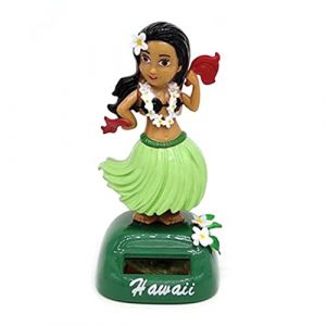 Figurine Solaire Dansante, Danseuse Hawaienne Voiture Qui Bouge, Jouet Voiture Solaire Balançoire Poupée Hawaiian Fille Danse Jouet, Figurine Hawaïenne Voiture Décoration De Voiture Solaire (lu jiao mao yi shang hang, neuf)