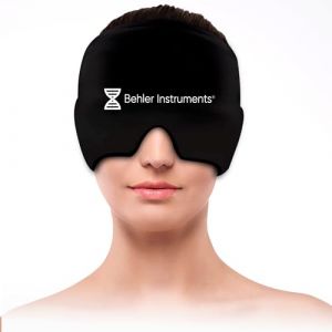 SURGICALMED - Bonnet &agrave; gel froid pour la migraine - R&eacute;utilisable - Bonnet Migraine Relief Cap - Confortable et efficace pour soulager les maux de t&ecirc;te - Masque Migraine -Utilisation &agrave; chaud ou &agrave; froid (Behler Instruments, neuf)