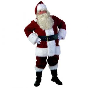 MOVAWAKY Costume PèRe NoëL Grande Taille, Deguisement Pere Noel Moto PièCes Costume DéGuisement Complet Habit Pere Noel Tenue pour Hommes pour Hommes Adultes Adolescent | | (MOVAWAKY, neuf)